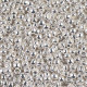 Miyuki seed beads 8/0 - Bright sterling silver plated 8-961